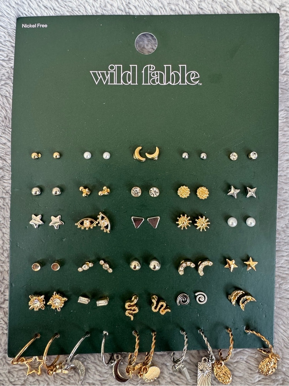 Wild Fable 30 Pack Gold and Silver Toned Earings